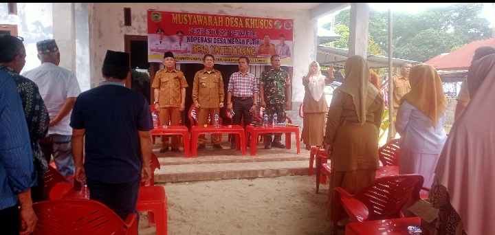 pembentukan pengurus koperasi desa merah putih desa unterudang terlaksana dengan baik dan sukses