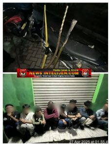 Tim Patroli Perintis Presisi Polres Metro Tangerang, Amankan 8 Remaja Hendak Tawuran.