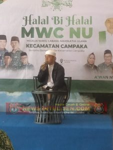Dengan Thema Merajut silaturahmi, membangun semangat kebangsaan, MWC NU Campaka adakan acara Halal Bi Halal