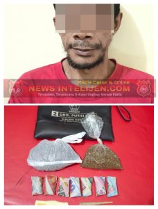 Satres Narkoba Polres Purwakarta Ringkus Pengedar Ganja, Segini Barang Bukti Yang Diamankan