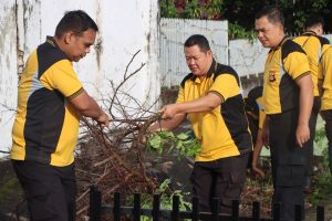 Polres muara enim dan polsek jajaran gelar bakti sosial”Baksos Polri presisi sambut Ramadhan 1446H