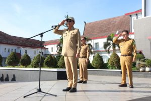Perdana Apel Gabungan Setelah Dilantik, Bupati : Kami Hadir di Tapsel Ingin Membawa Perubahan