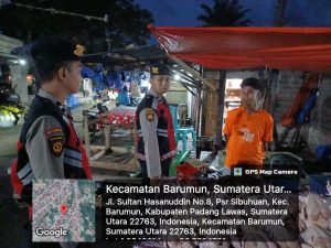 Polres padang lawas melaksanakan patroli subuh antisipasi gangguan Kamtibmas