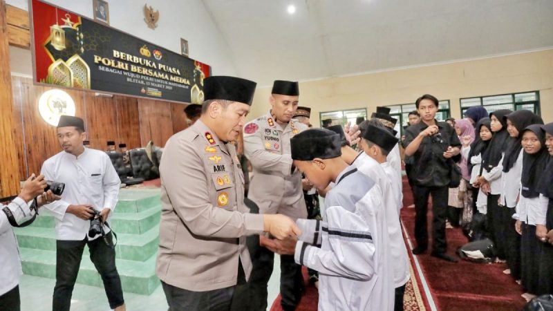 Kapolres Blitar Gelar Safari Ramadhan, Buka Puasa Bersama TNI-Polri, Forkopimda, dan Awak Media Blitar Raya