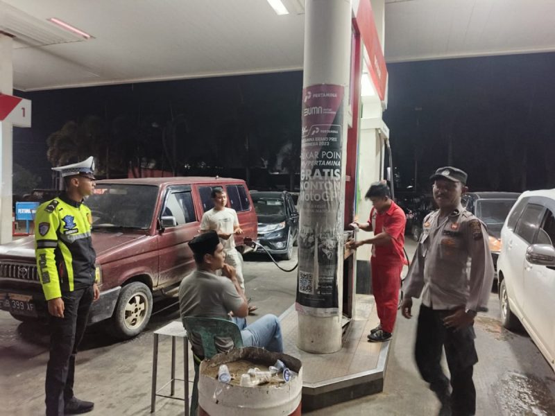 Posyan I Barumun Polres palas gelar Patroli KRYD amankan kegiatan masyarakat dan objek vital