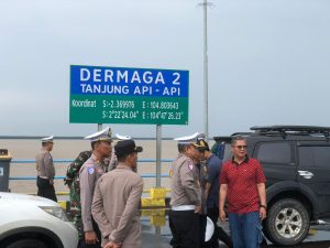 Kunjungi Pos Pam Terpadu Pelabuhan Penyeberangan TAA, Ini Pesan Dirlantas Polda Sumsel
