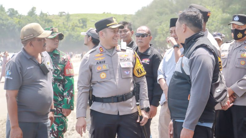Kapolres Blitar Pastikan Keamanan Destinasi Wisata Saat Arus Balik Lebaran