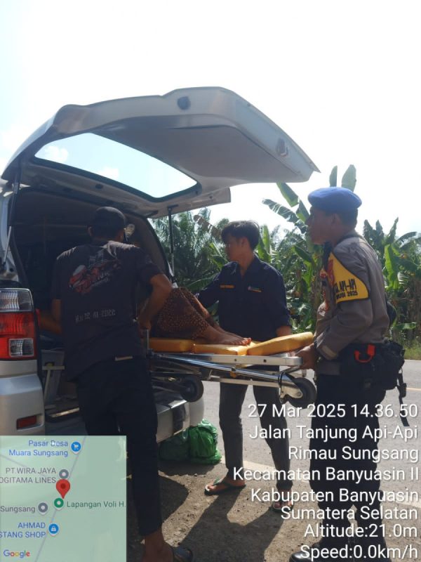 Polres Banyuasin Evakuasi Ibu Hamil di Pelabuhan Tanjung Api Api, Persalinan Berjalan Lancar