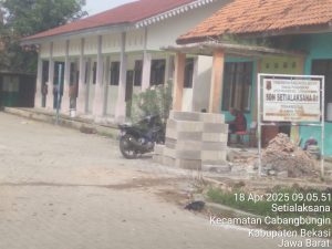 Proyek Pemagaran SDN Setia Laksana 01. Langgar UU KIP NO 14 TAHUN 2008.