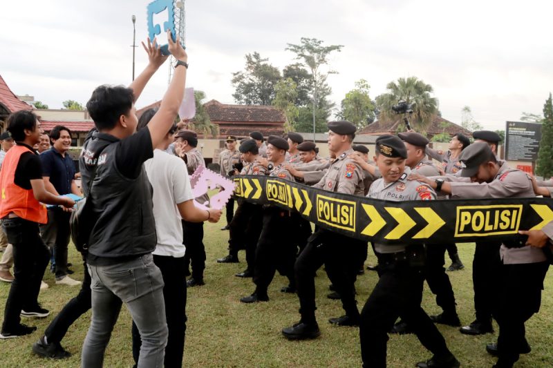 Sambut Hari Buruh, Polres Blitar Perkuat Koordinasi dan Latihan Pengamanan