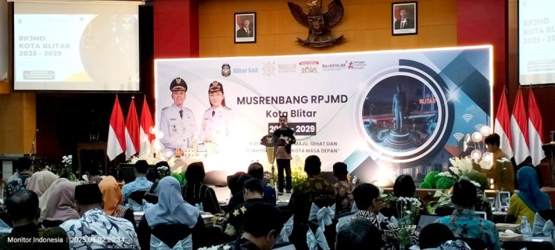 Wali Kota Blitar Tegaskan Partisipasi Masyarakat Krusial dalam Penyusunan RPJMD 2025–2029