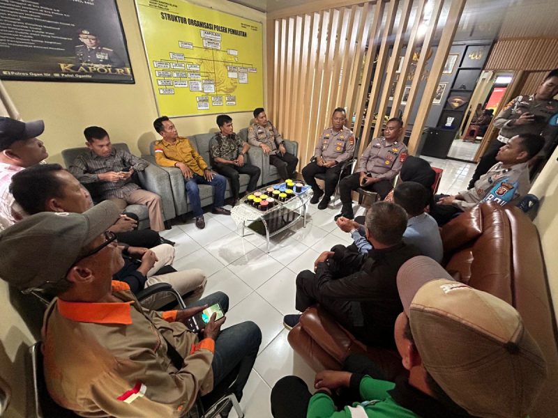 Polsek Pemulutan Gelar Rapat Koordinasi Penanggulangan dan Pencegahan Karhutlah