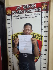 Polsek Sungsang Tangkap Pelaku Pungli Parkir Liar di Indomaret Marga Sungsang