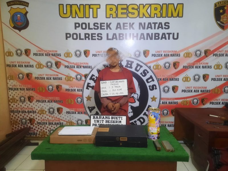Dalam Meningkatkan Keamanan Di Wilayah Hukum Polsek Aek Natas Opsnal Polsek Aek Natas Berhasil Meringkus Pelaku Pencurian Dengan Pemberatan