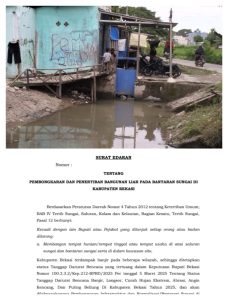 Pemkab Bekasi Keluarkan Surat Edaran Penertiban Bangunan Liar (Bangli)