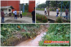 CAMAT AEK KUO BERSAMA TEAM, MELAKUKAN SIDAK KE PMKS, PT. TORGANDA PERKEBUNAN TAHUAN GANDA ATAS VIRALNYA PEMBERITAAN CPO YANG MELUAP HINGGA KELUAR AREA PABRIK