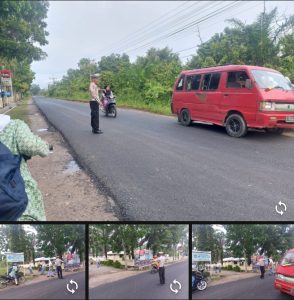 Gatur padat pagi,polsek barumun tengah meningkatkan pelayanan kepada masyarakat