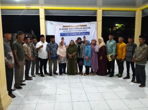 Fatima hannum s,sos hadiri pembukaan lomba Nasyid antar desa di kecamatan barumun barat