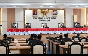 Rapat Paripurna V sidang Ke-1 DPRD Kota Pagaralam, Sampaikan Nota Pengantar LKPJ Pagaralam 2024 Ke DPRD