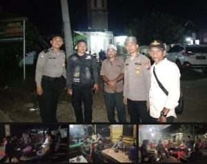 Polsek Barteng amankan pelaksanaan sholat Tarawih di mesjid Ar Rahman desa parannapa jae