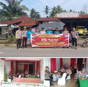 Pos Pam 1 polsek barteng melaksanakan KRYD operasi ketupat Toba menjelang lebaran